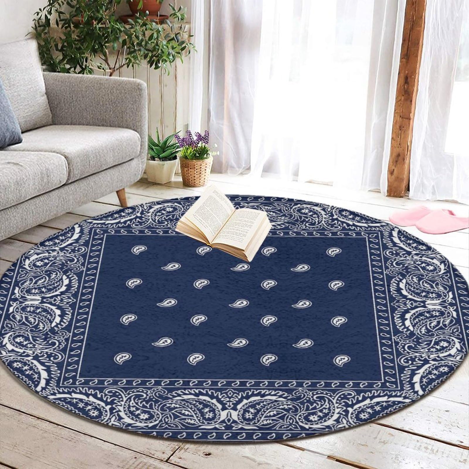 Amazon.com: Supdreamc Ultra Soft 24 inch Diameter Round Area Rug